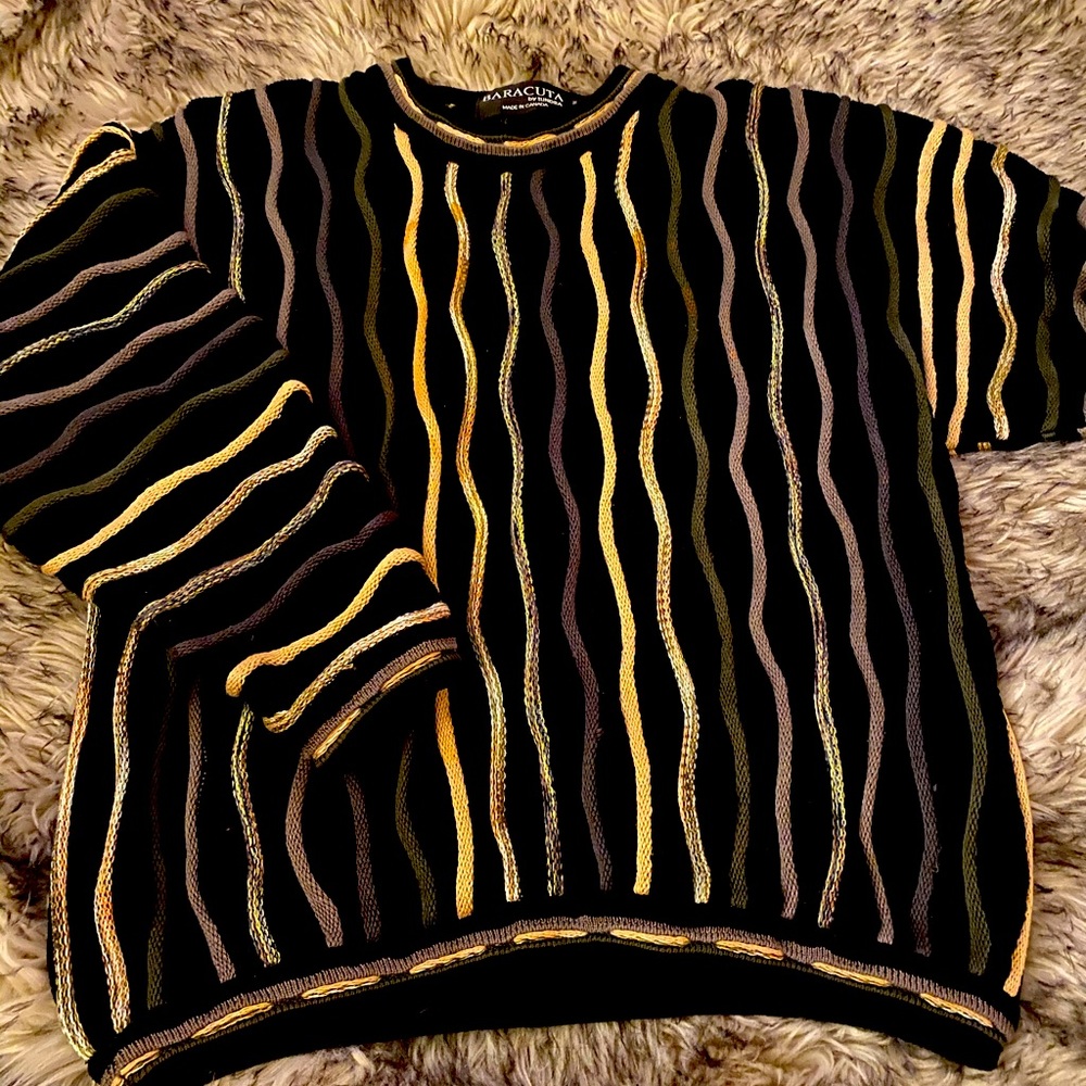 90s Coogi style Tundra sweater